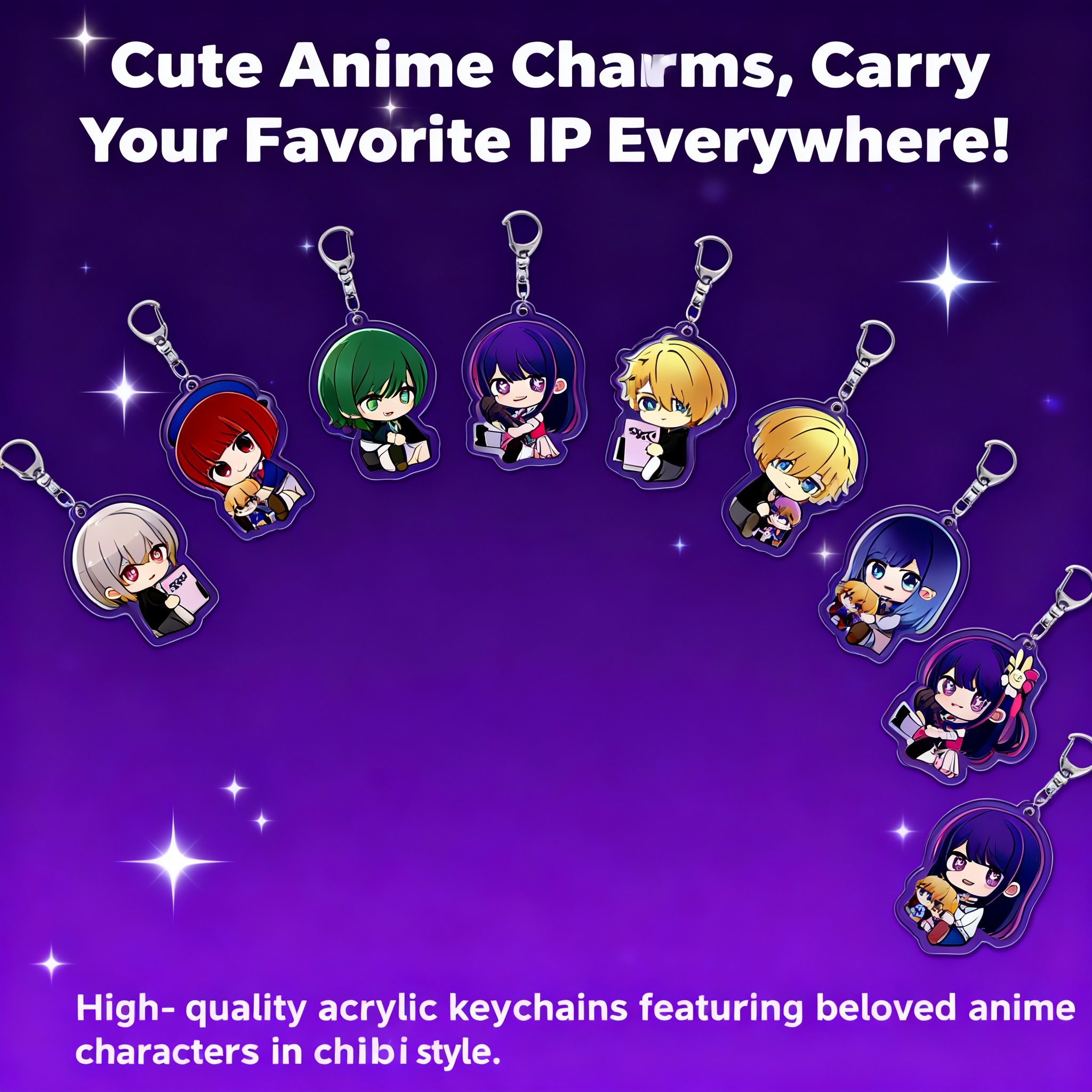 Anime Merchandise Figures - My Hero Academia Acrylic Keychain Star