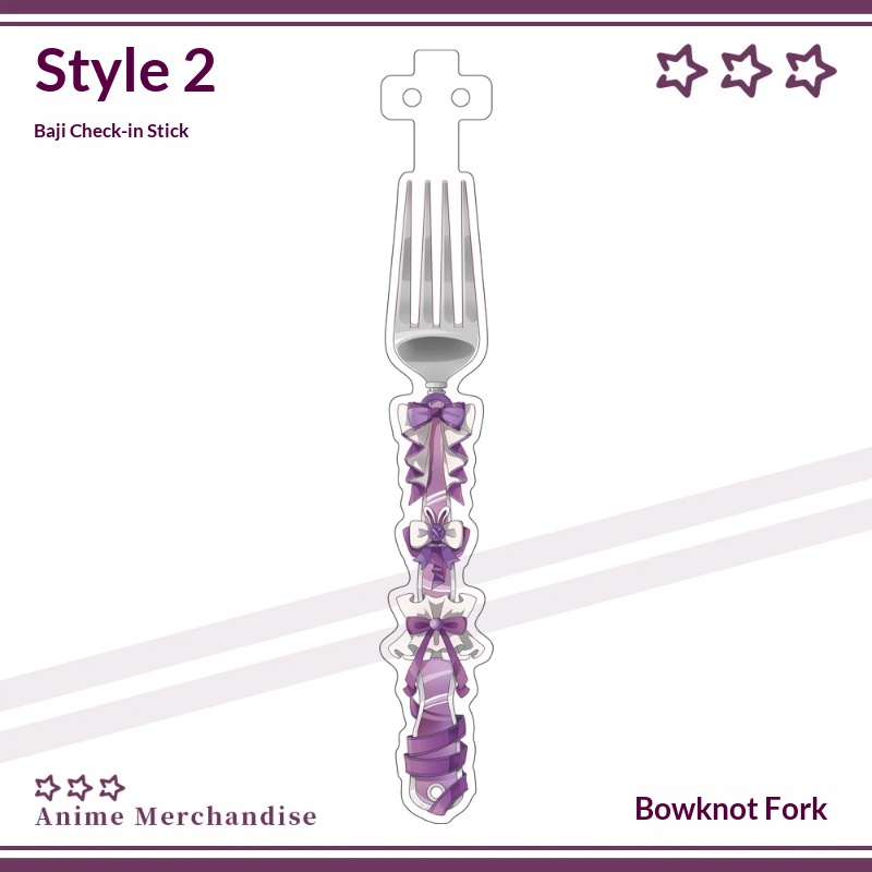 Anime Acrylic Bowknot Fork Sha - đánh giá và giá Anime Merchandise China