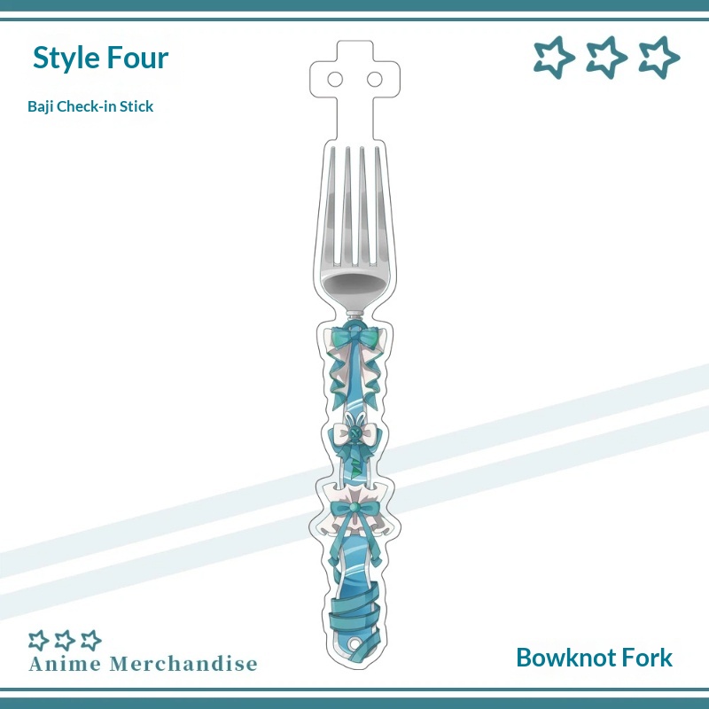 Anime Acrylic Bowknot Fork Sha - đánh giá và giá Anime Merchandise China