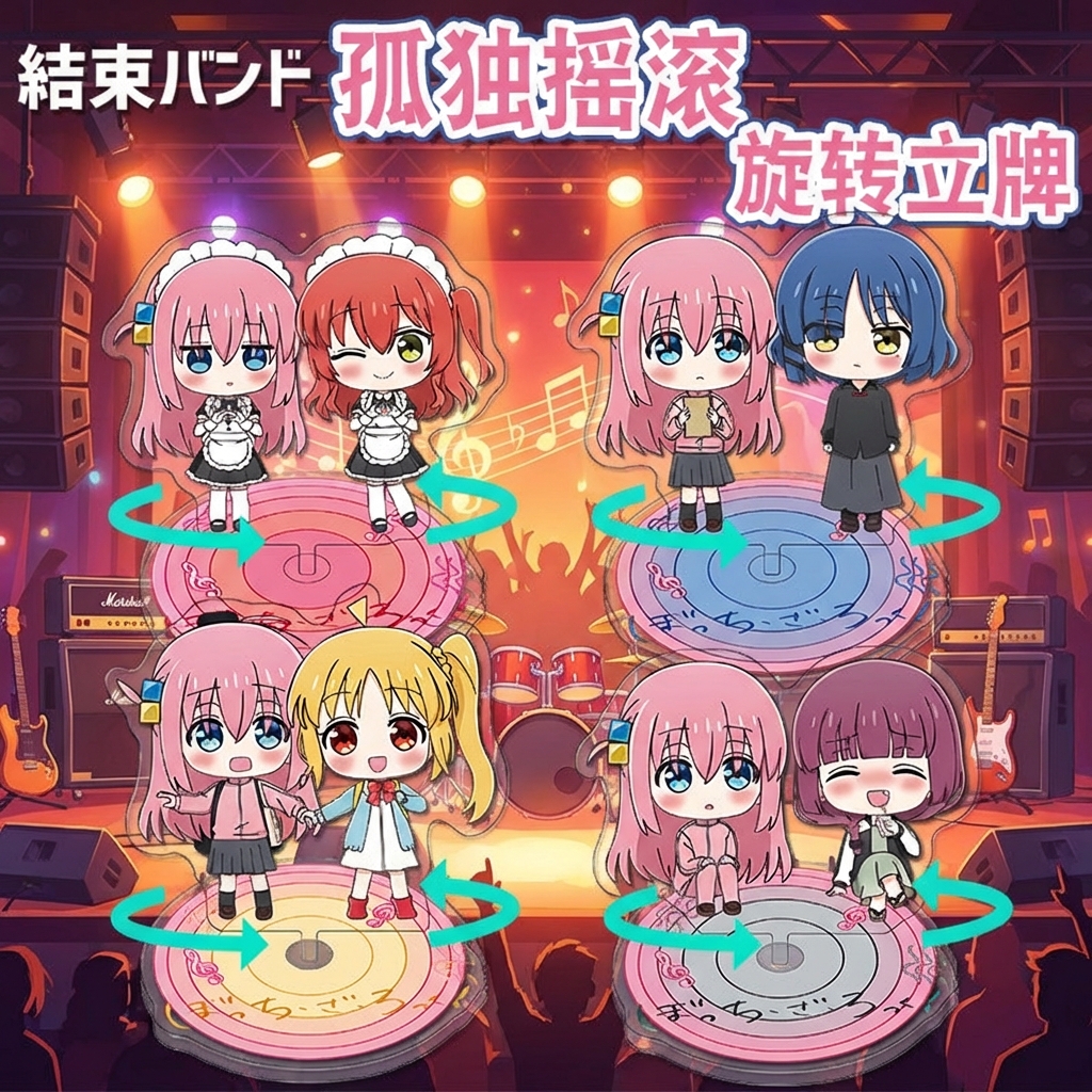 Lonely Rock Acrylic Rotating S - đánh giá và giá Anime Merchandise Figures