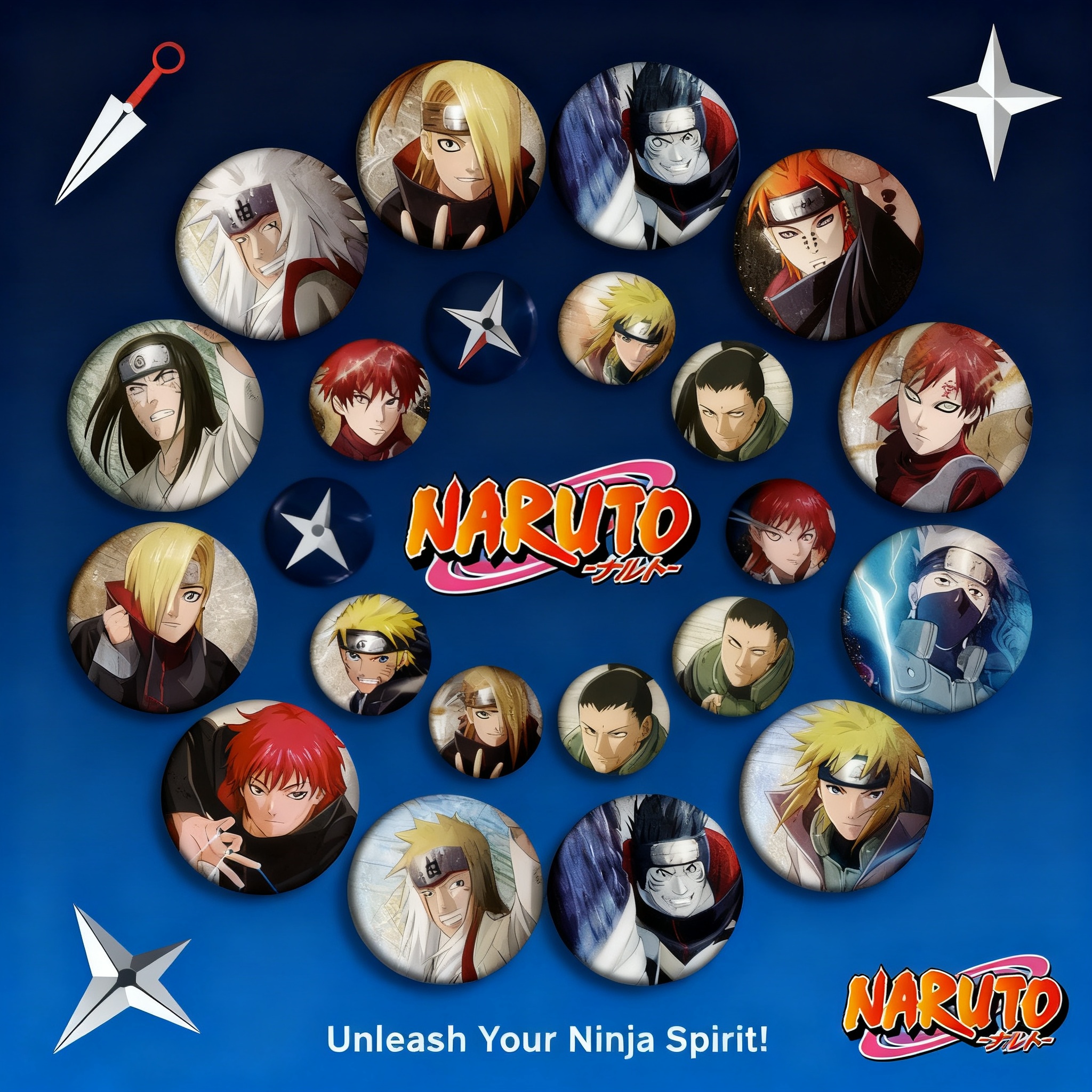 Naruto Anime Badge Pin 58mm Sa - đánh giá và giá Anime Merchandise Naruto