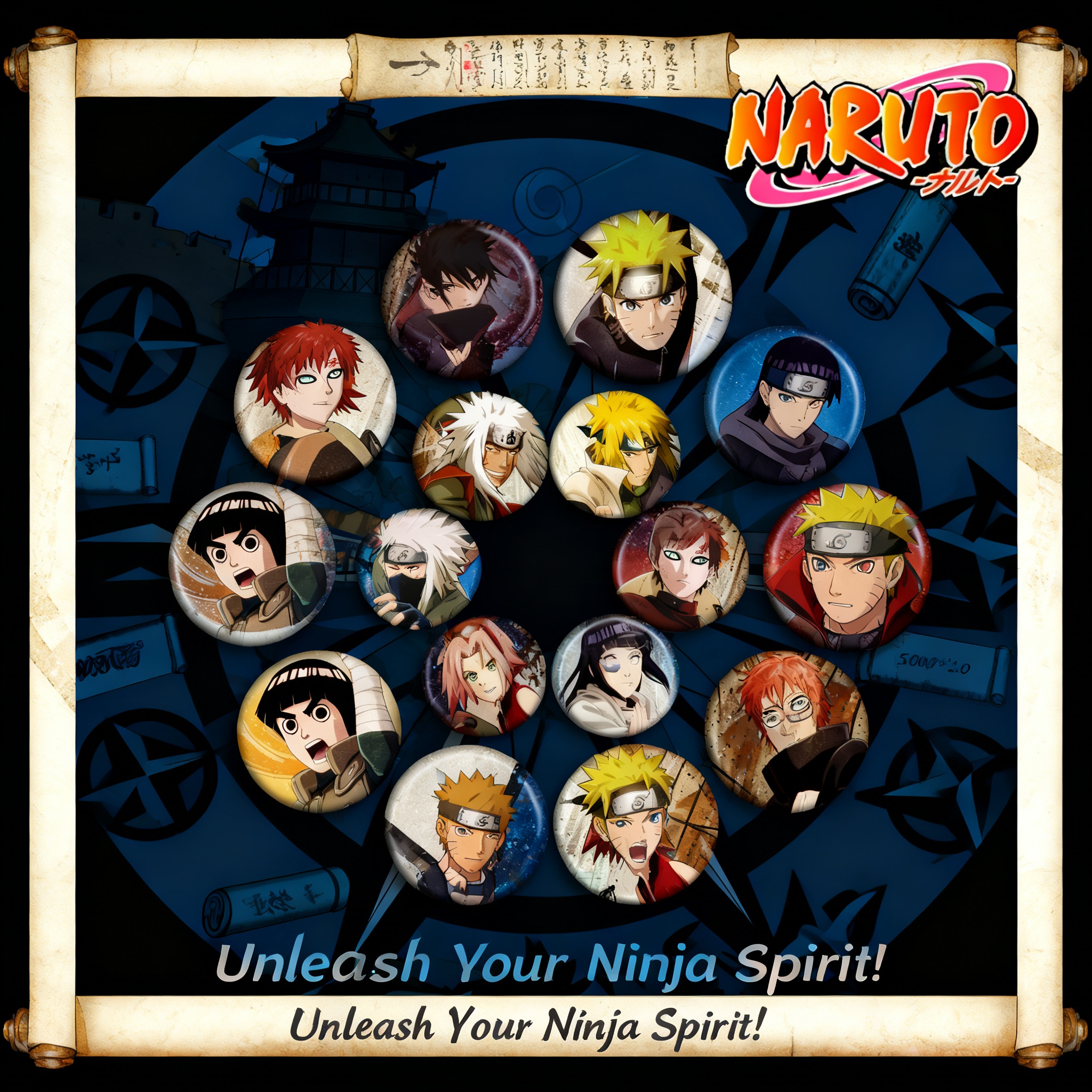 Naruto Anime Badge Pin 58mm Sa - đánh giá và giá Anime Merchandise Naruto