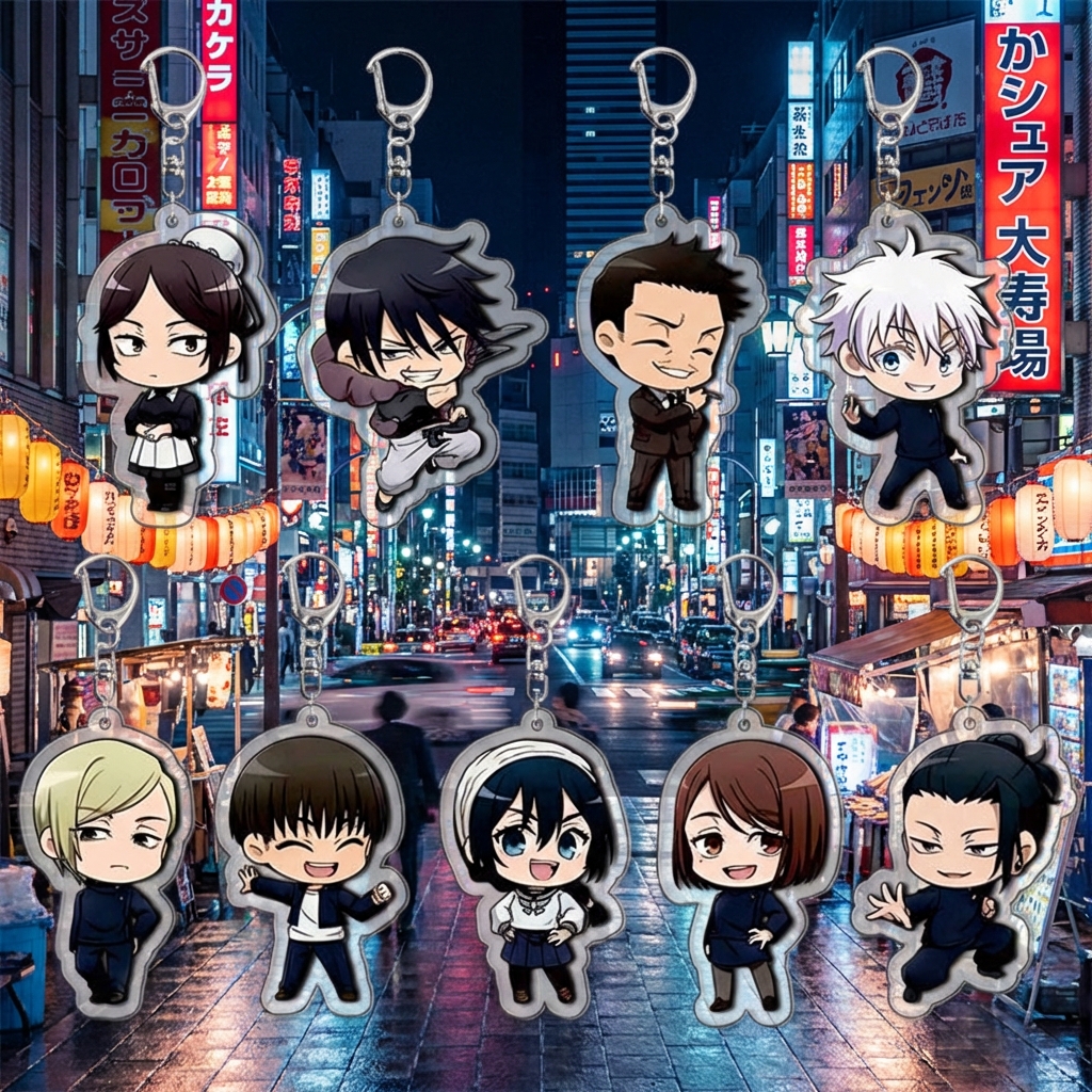 Jujutsu Kaisen Acrylic Keychai - đánh giá và giá Anime Merchandise Wholesale