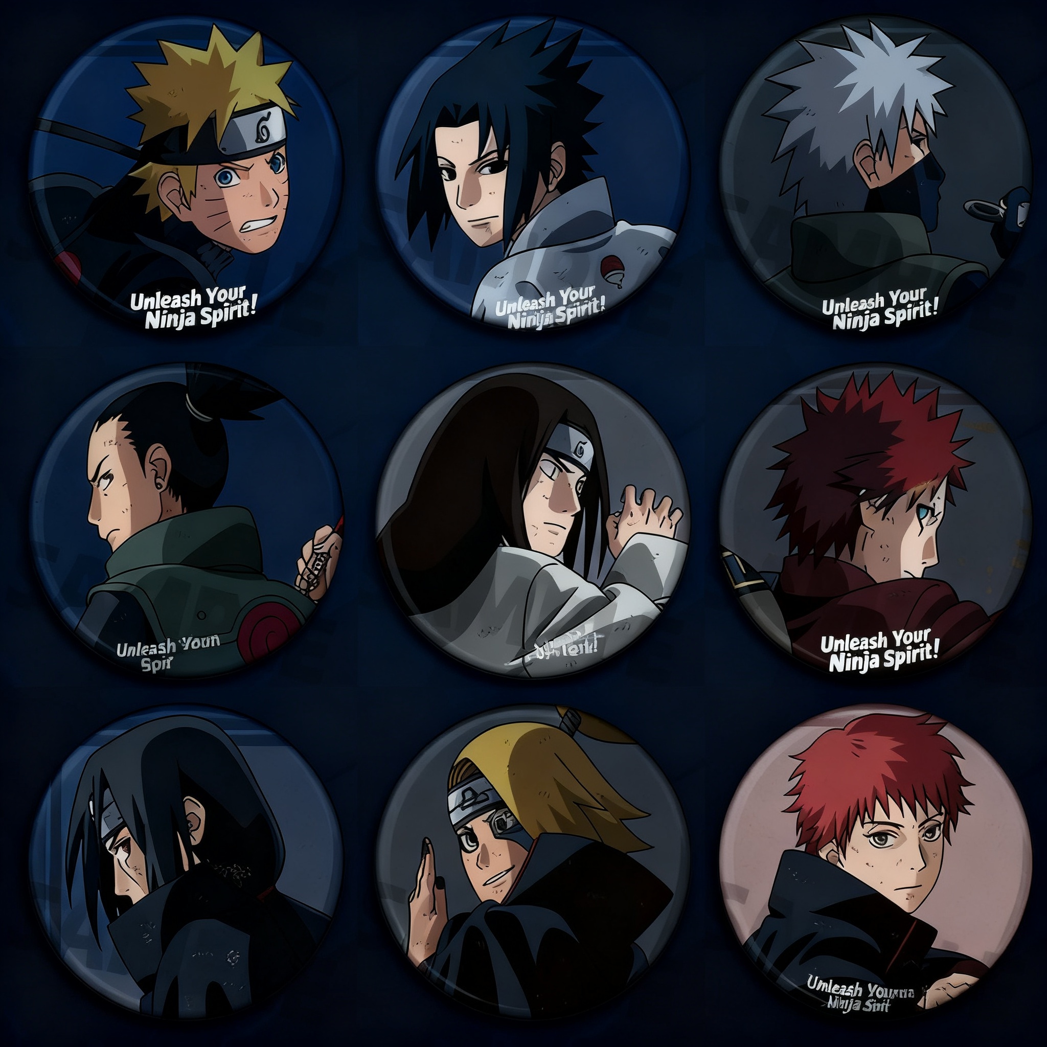 Naruto Anime Badge Pin Set Shi - đánh giá và giá Anime Merchandise Naruto